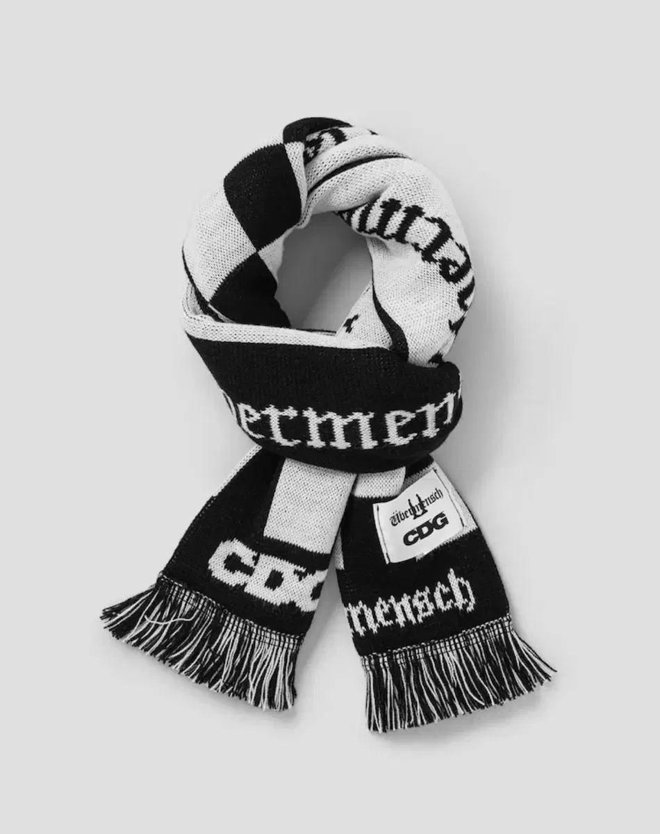 CDG × G-DRAGON CHECKERED STOLE